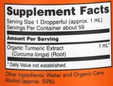 NowFoods Turmeric Extract liquid 59 ml