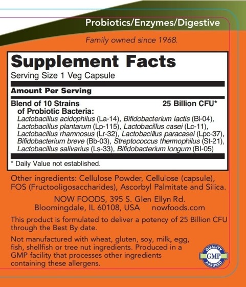 Probiotic-10 25 Billion 50 caps