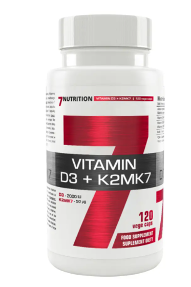 Vitamin D3 + K2MK7 120 caps
